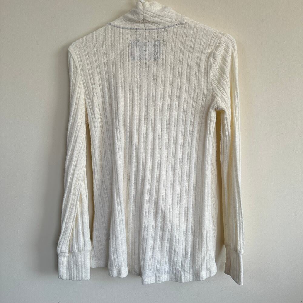 Anthropologie Maeve Rafaela Faux Wrap Deep V-Neck Long Sleeve X-SMALL - Picture 7 of 13